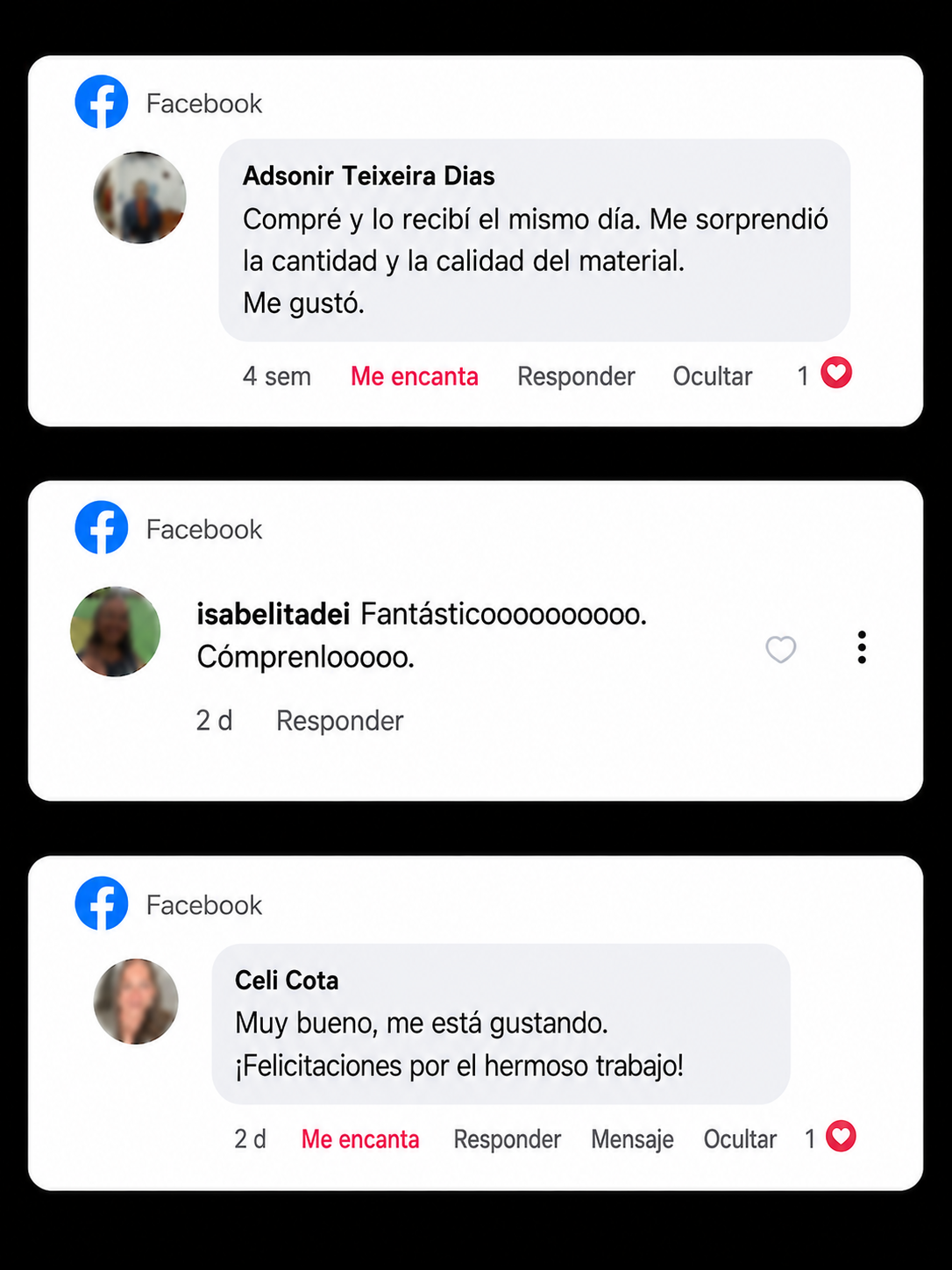 Comentarios de alumnas: excelente atención y contenido muy bueno.